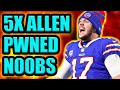 5 Times Josh Allen Absolutely OWNED His Competition (Ft. 2020 NFL Season and The 12-3 Bills)