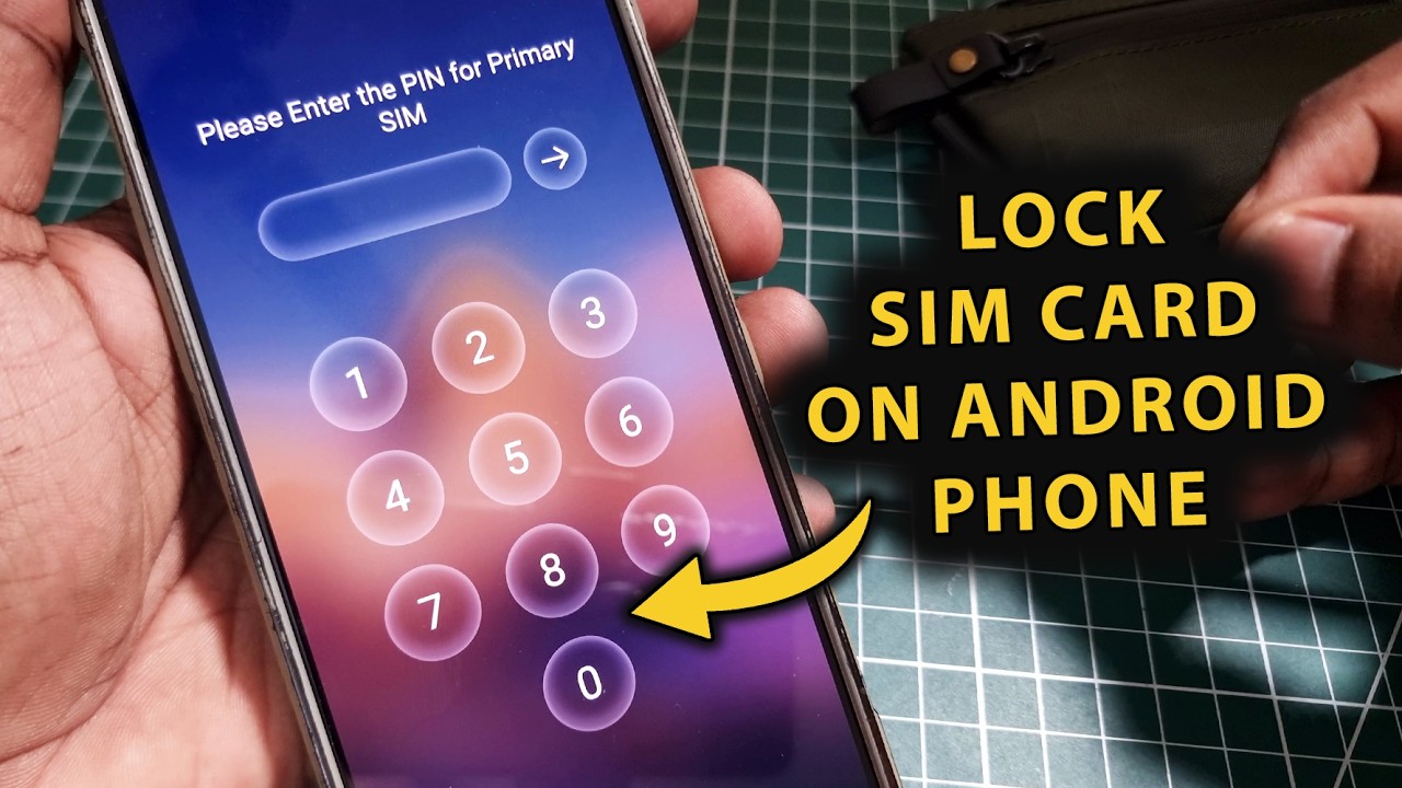 🔒 How To Lock & Change SIM Card PIN Code On Android Phone! (Stop SIM ...