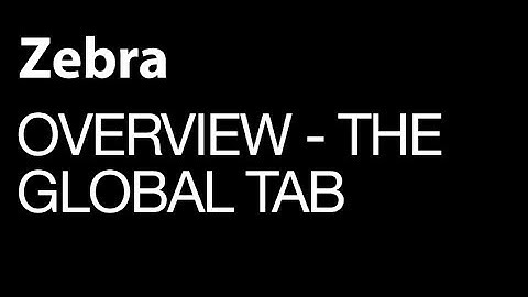 U-He Zebra - Basic Overview Series - The Global Tab