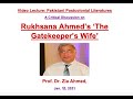 A feministic Discussion on Rukhsana Ahmed's short story 'The Gatekeeper's Wife