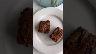nutella brownies on a Sunday morning