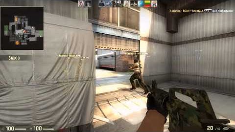 CS GO 1vs3 lucky play