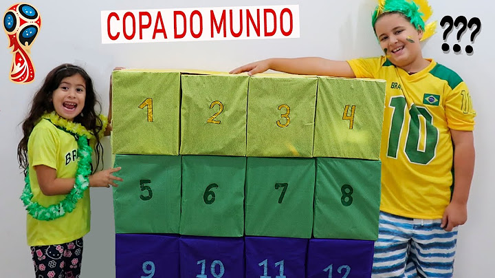 Caixa Surpresa da Copa do Mundo | MARIA CLARA E JP