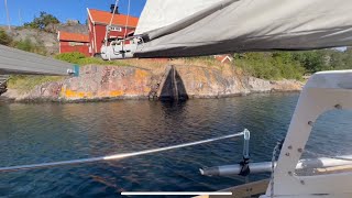 Windy Baltic sailing & visiting Yrvind