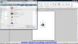 Publisher 2013 Tutorial Inserting Clip Art and Pictures Microsoft Training Lesson 3.8