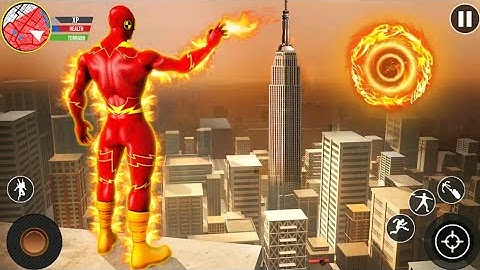 Fire Hero Robot Rescue Mission - Super Hero Simulator Game | Android iOS Gameplay