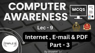 Lec - 9 : Internet, E-mail & PDF - MCQs Part - 3 || By Showkat Sir for JKPSI SSC CGL JKSSB screenshot 1
