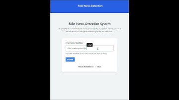 Fake News Detection using Machine Learning | Final Year Project based on Machine Learning