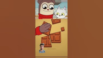Infinite Chocolate Trick! LIKE if you wantunlimited chocolate too! Part 2(Animation#tranding#cartoon