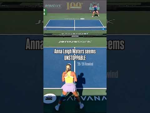 Rewind ⏪ to Worlds 🌎🏆 - Women’s Singles Semifinal• @Anna.Leigh.Waters 🆚 Kaitlyn Christian