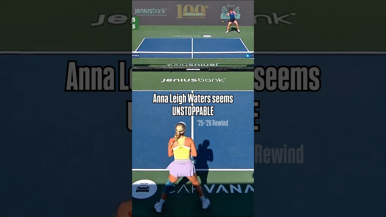 Rewind ⏪ to Worlds 🌎🏆 - Women’s Singles Semifinal• @Anna.Leigh.Waters 🆚 Kaitlyn Christian