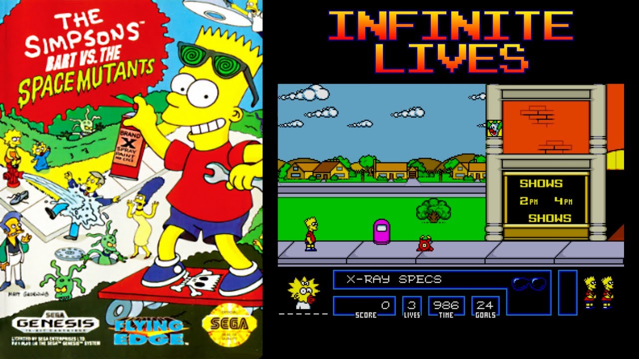 THE SIMPSONS : Bart vs the Space Mutants (Sega MegaDrive, MD) Imagineer 1992 PAL EUR 9,90