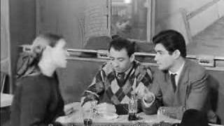 Franz, arthur and odile see how long a minute really lasts in jean-luc
goddard's quirky crime comedy, bande part (released the us as band of
outsiders).