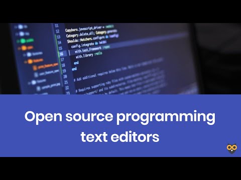 Open source programming text editors