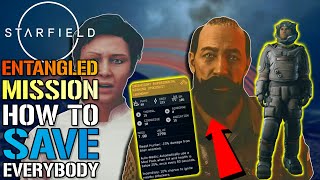 Starfield: Entangled Mission BEST Result! How To Save EVERYONE & Get The Legendary Nishina Spacesuit