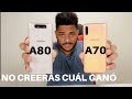 Samsung Galaxy A70 VS Samsung Galaxy A80 Comparativa