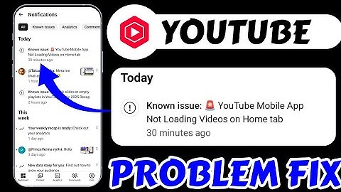 Known Issue: 🚨 YouTube Mobile App Not Loading Videos on Home tab Problem Today Fix || YouTube App