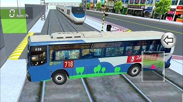Bus Vs Bullet Train Crazy Funny Driving - 3D Driving Class - Android IOS Gameplay