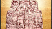 Tricot Tuto Gilet Bebe Ideal Debutant 3 6 12 18 24 Mois Youtube