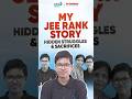 Devdutta Mahaji’s JEE Preparation Journey | The Hidden Side of Success | #shorts #jeetopper