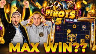 WE DID ALMOST MAX WIN THE NEW SLOT PIROTS 5 (INSANE WIN) 🦜💥 screenshot 1