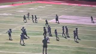 9U Football Defensive End Highlights- Breakthrough line and sack forced fumble | Hank the Tank #51