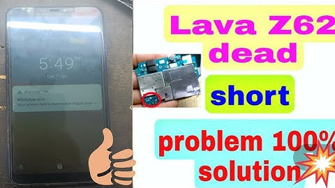 Lava z62 ded & short solution 💯% 2022