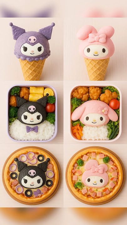 Kuromi VS My melody 🩷💜🖤 #sanrio #kuromi #mymelody #kawaii #cute