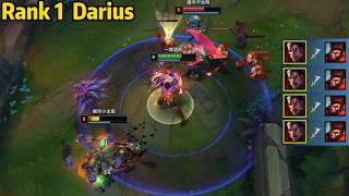 Rank 1 Darius: NEVER Fight This Darius in the Early Game! [Eng Sub]