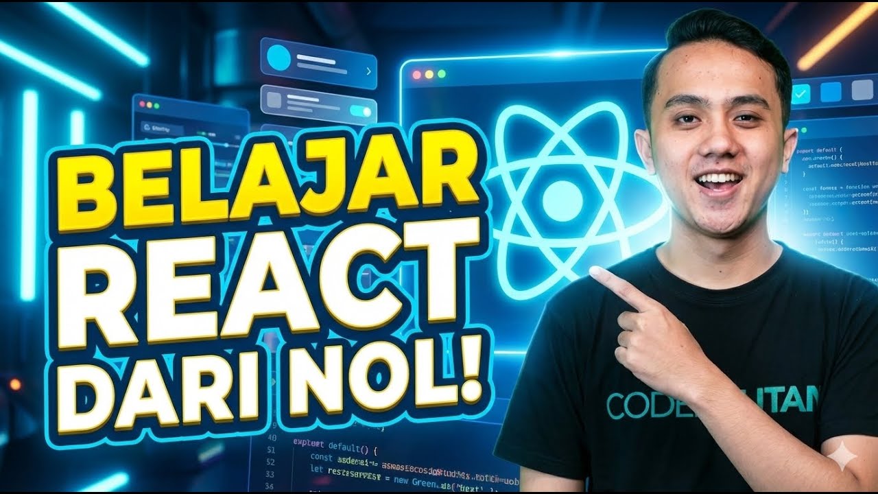 Belajar React JS dari Nol – Bikin Aplikasi Daftar Buku! (Part 1) - YouTube