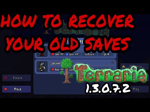 How To Restore Cloudsave World Character In Terraria 1 3 Mobile Youtube