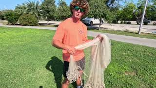 How to throw a cast net