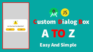 Custom Alert Dialog Box in Android Studio | Master Lavel  A To Z