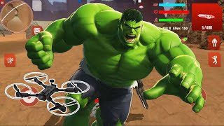 Incredible Monster Hero City Battle Rescue Mission - Hulk Drone Escape Thing - Rocket Raccoon screenshot 2