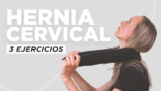 Cómo desinflamar la HERNIA DISCAL CERVICAL con tres ejercicios + guía imprimible