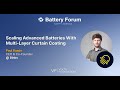 Battery Forum: Scaling Advanced Batteries with Multi-layer Curtain Coating with 8inks