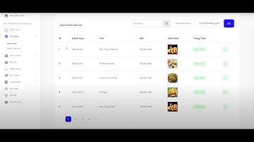 Website quản lý nhà hàng đặt bàn món ăn thanh toán online - Restaurant Management