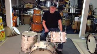 Bun E. Carlos’s Ludwig 1965 White Marine Pearl Drum Set