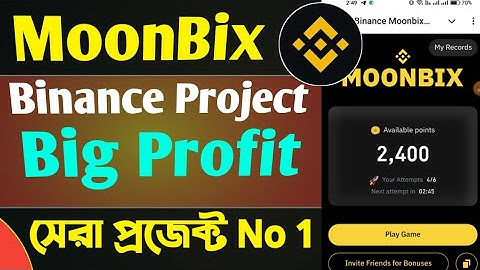 Binance Moonbix Project No 01✅ Moonbix Telegram Bot Big Profit