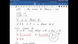 IGCSE Maths Sets & Set Notation