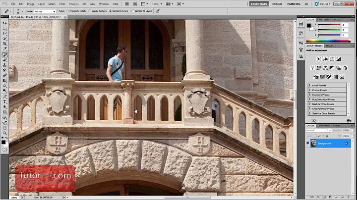 Photoshop CS5 Preview: Content Aware Fill