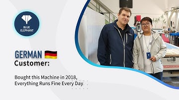 Thanks for the Positive Review from Our Customer in Germany DE on Our 2030 ATC CNC Router