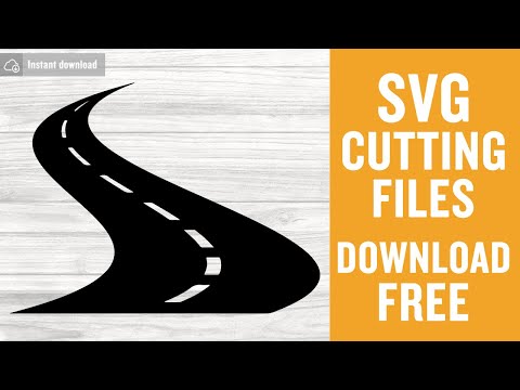Road Svg Free Cut Files for Silhouette Cameo Instant Download
