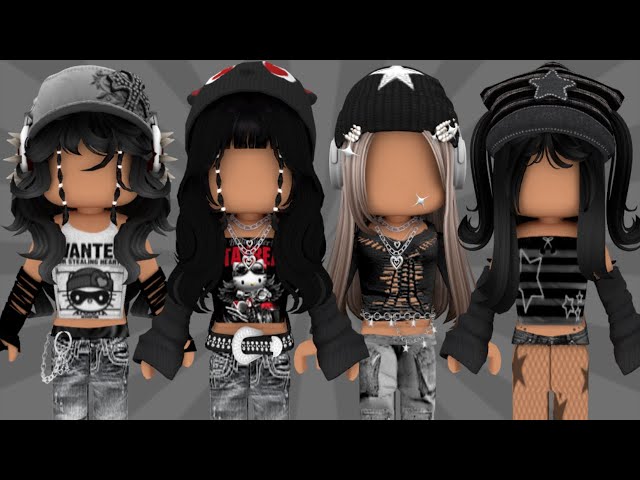 user: jtvxe  Y2k outfit ideas, Roblox avatars girl baddie cute