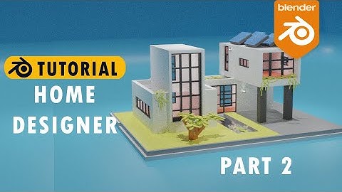 Designing a Stunning House in Blender - Step-by-Step Tutorial  PART 2┃ PETER CG