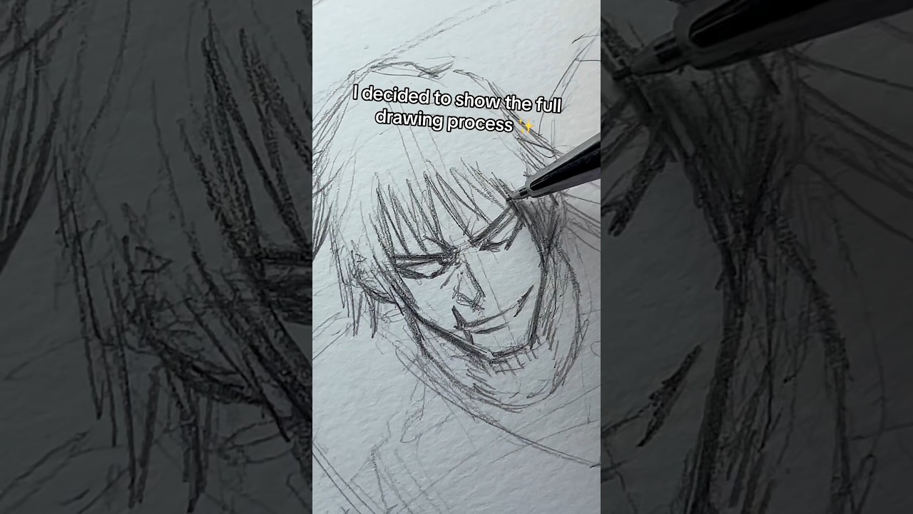 Drawing Toji Fushiguro from Jujutsu Kaisen ✨ 