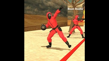 Bro Put On Armor In Squid Game #shorts #babyduck