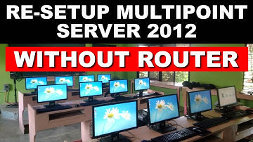 How to setup Multipoint Server 2012 without Router | DCP Batch 33, 36, 30, 37, etc | 169.254.10.x