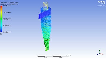 Cyclone Separator Simulation animation