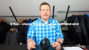Q Reel  change drag from left to right hand wind and vice versa